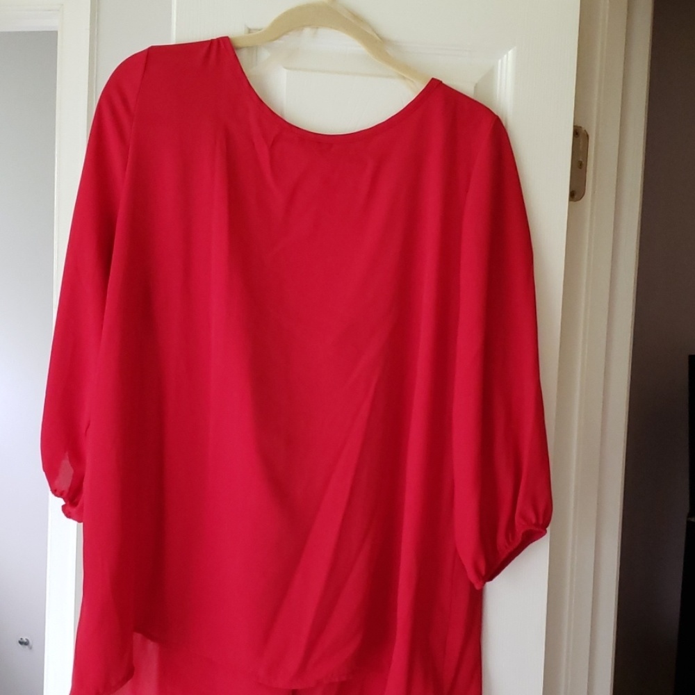 Beautiful red blouse